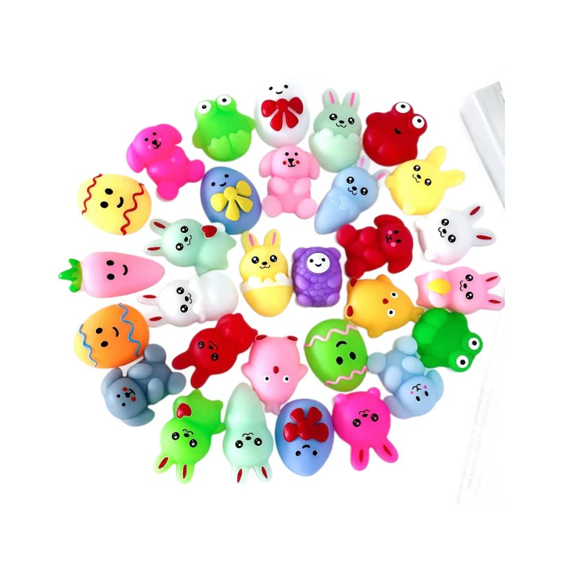 Слизь, раскрашенная кролик, игрушка, Amazon, антистресс