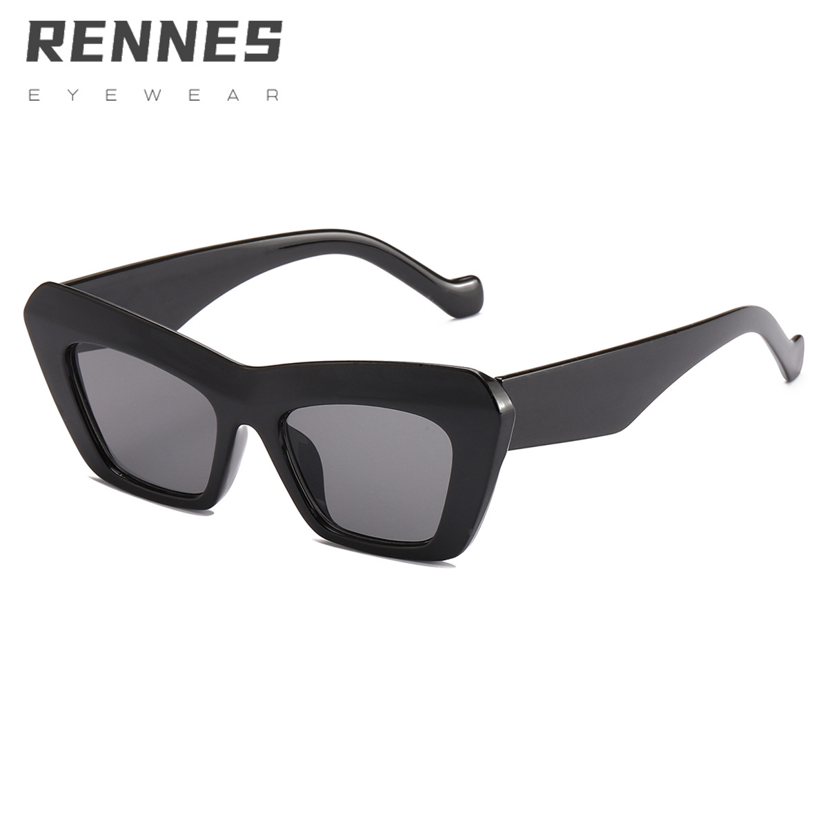 2021 Nueva forma de CEJA cuadrada gafas de sol de Marco grande transfronterizo hombres y mujeres mismas gafas de sol 90006