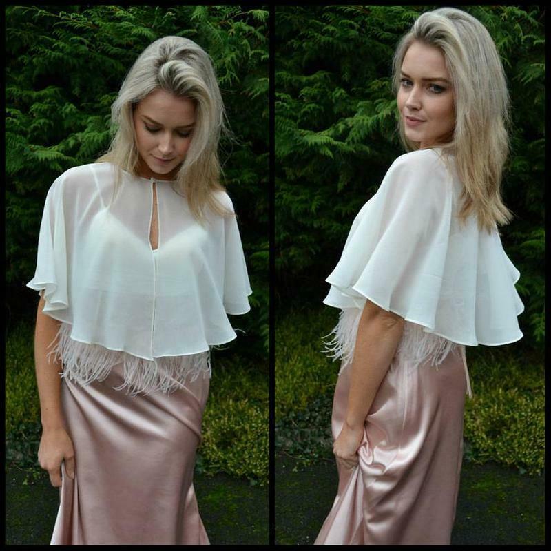 Summer short cardigan for bride