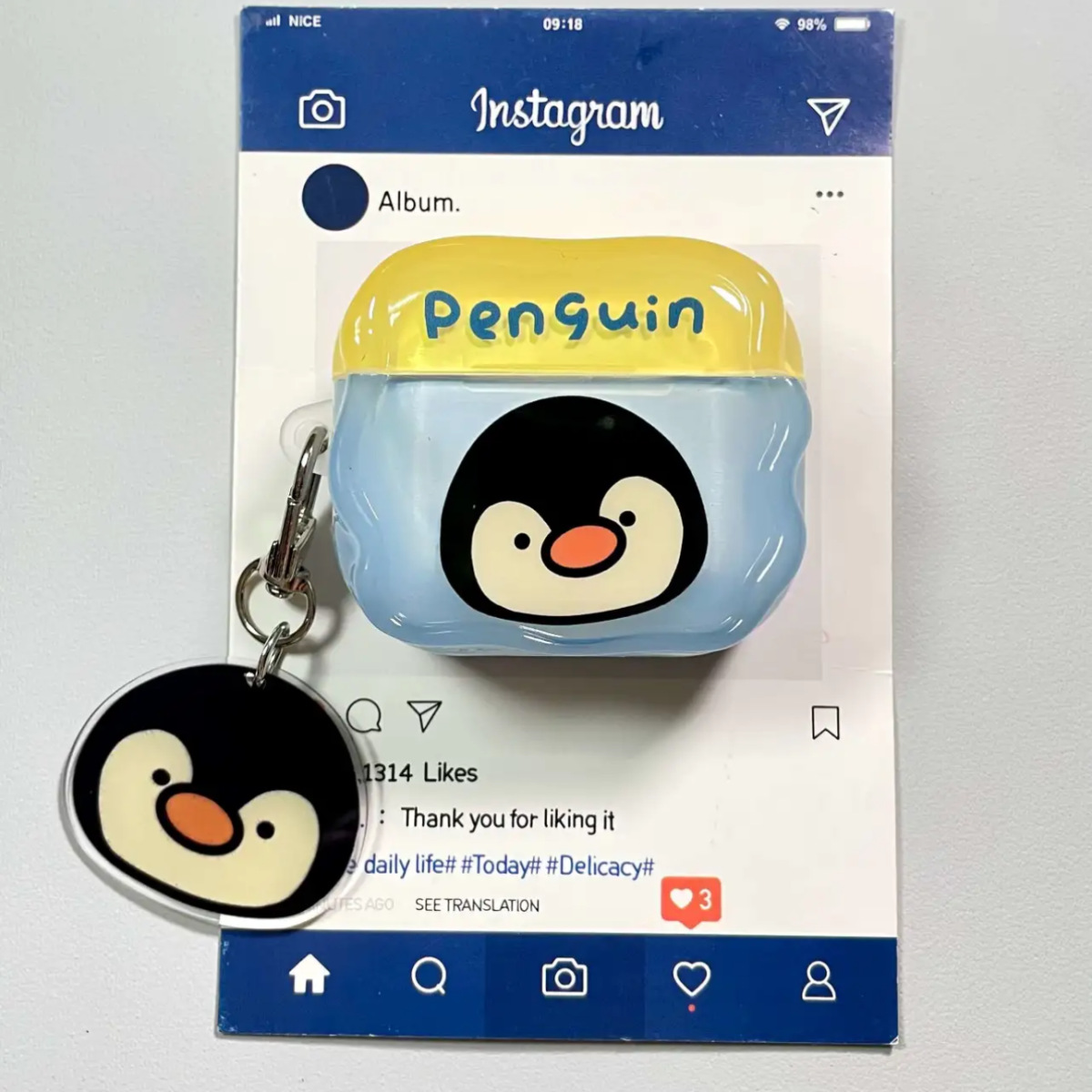 Cartoon West Highland Penguin para Apple Airpods 5 auriculares caso protector pro3 generación auriculares bluetooth