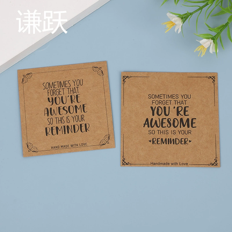 Креативная трансграничная крафт-бумага поощряет браслеты благословения