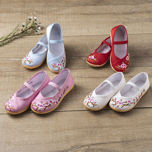 Girls' Embroidered Shoes, Autumn Ethnic Style, Ancient Style Shoes, Women's Hanfu, Ancient Costume, Adult Hanfu Shoes, Girls' Shoes