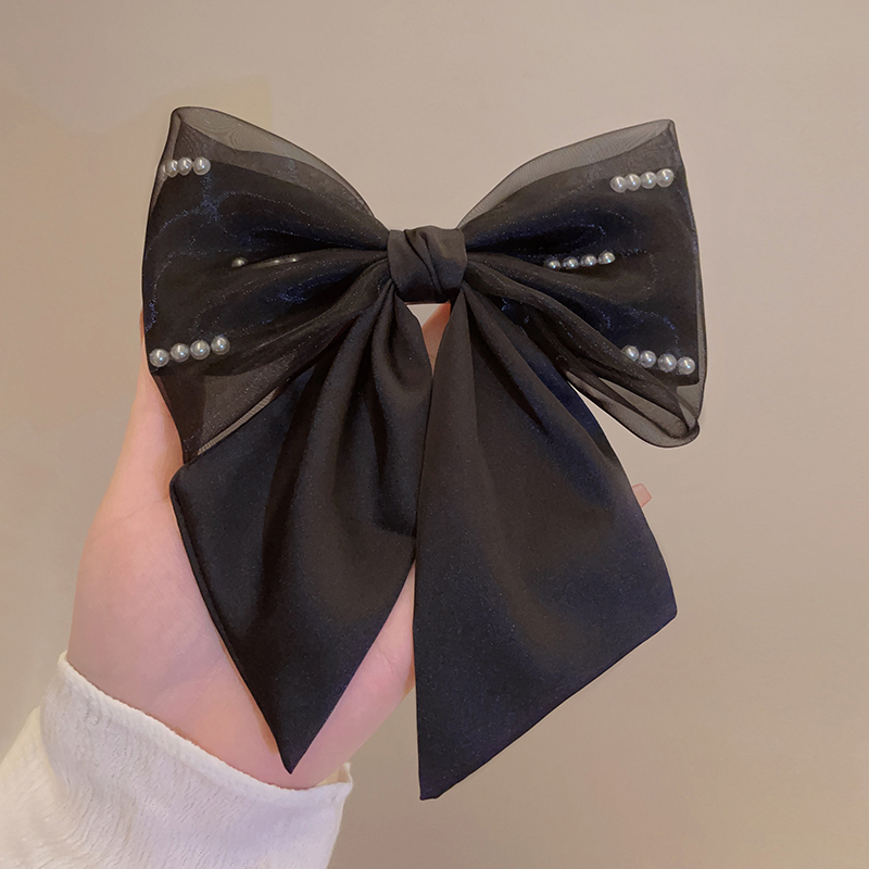 IG Style Elegant Lady Bow Knot Cloth Hair Clip 1 Piece display picture 10