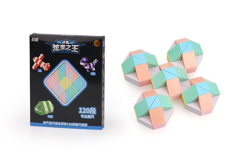 Diansheng 多用途マジック定規マカロンカラー 24 セグメント-240 セグメント教育子供のおもちゃルービックキューブ幼稚園ギフト卸売|undefined