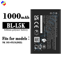 适用于诺基亚BL-L5K手机电池105 Plus(2022)工厂批发外贸1000mah