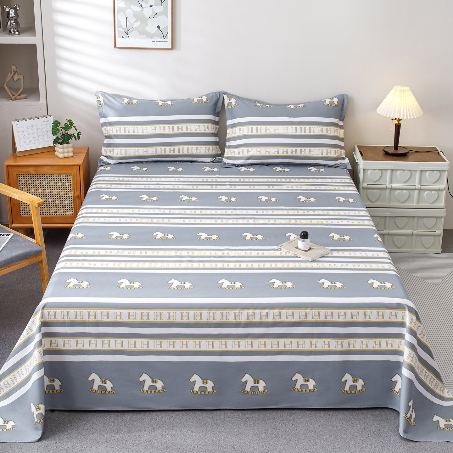 100% algodón sábanas dormitorio de estudiantes cubierta de cama individual niños de verano una sola pieza engrosada edredón al por mayor image 33