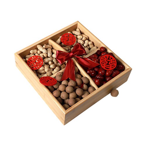 Engagement banquet decoration, small ornaments, pastry tray, new wedding banquet table setting, ritual small objects and supplies.