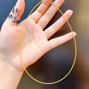 Gold shop with high color ancient French gold snake bone collar women's fashion simple Joker collar wholesale