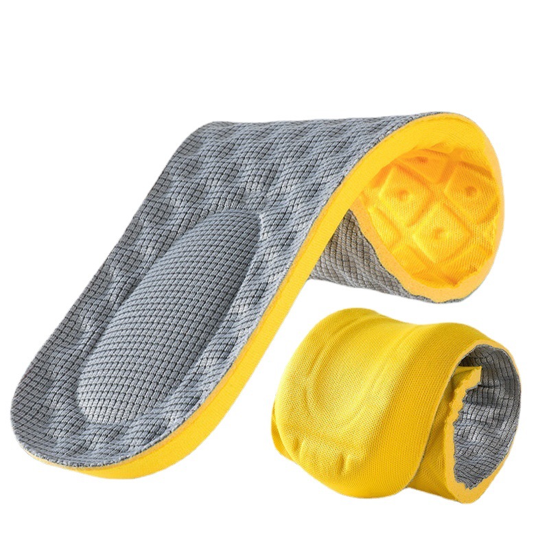 Las plantillas no están cansadas después de usar durante mucho tiempo en verano, plantillas deportivas de PU suave para hombres, suelas blandas para hombres y mujeres, plantillas no antiolor y absorbentes del sudor.