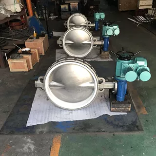 【厂家直销】软密封电动对夹不锈钢蝶阀D971X-10P DN800国标