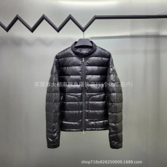 毒家 NFC芯片 现货 M家秋冬薄款立领羽绒服机车运动潮流夹克外套