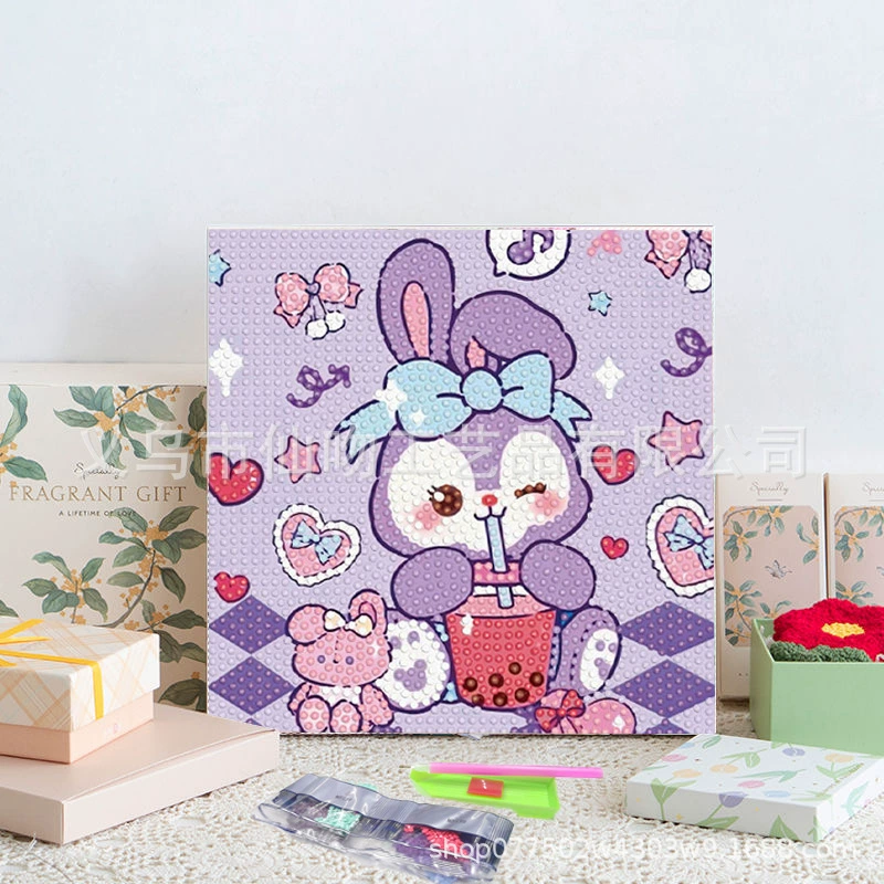 Алмазная мозаика 20×20 см, детская анимационная панно, полная выкладка, новый стиль, ручная работа DIY, декор для гостиной