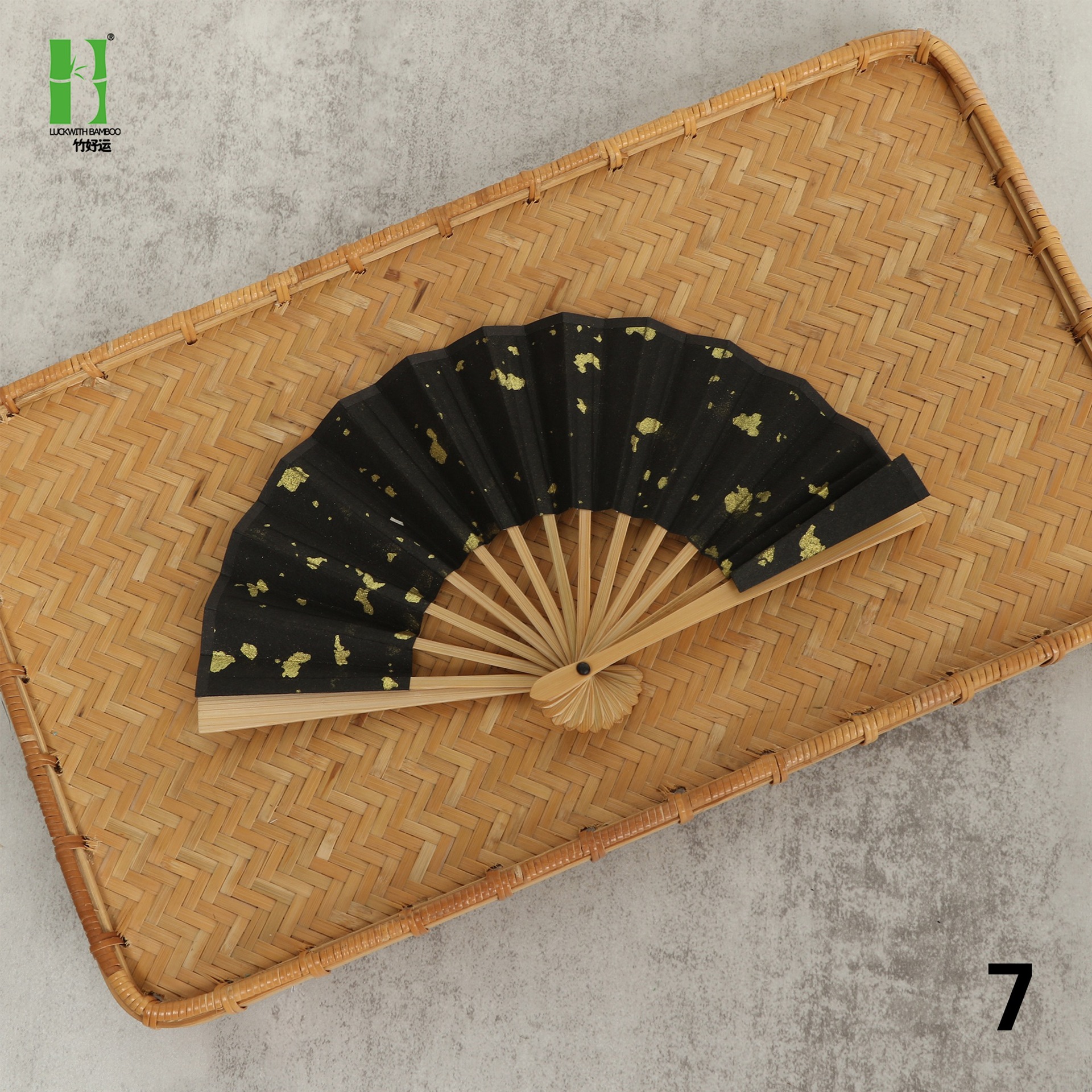 Estilo nacional de bambú Xuan papel ventilador en blanco pintura plegable ventilador para estudiantes danza ventilador muñeca ventilador han Ropa Accesorios ventilador estilo antiguo estilo