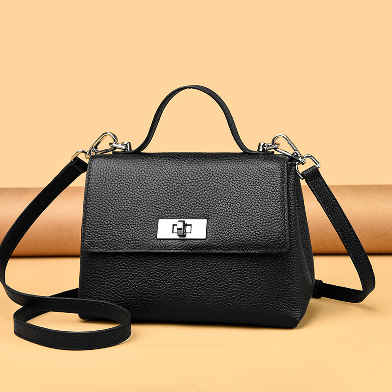 New Arrival Genuine Leather Women's Bag - Lightweight Luxury Small Bag, Simple and Versatile Fashionable Shoulder and Crossbody Kelly Bag