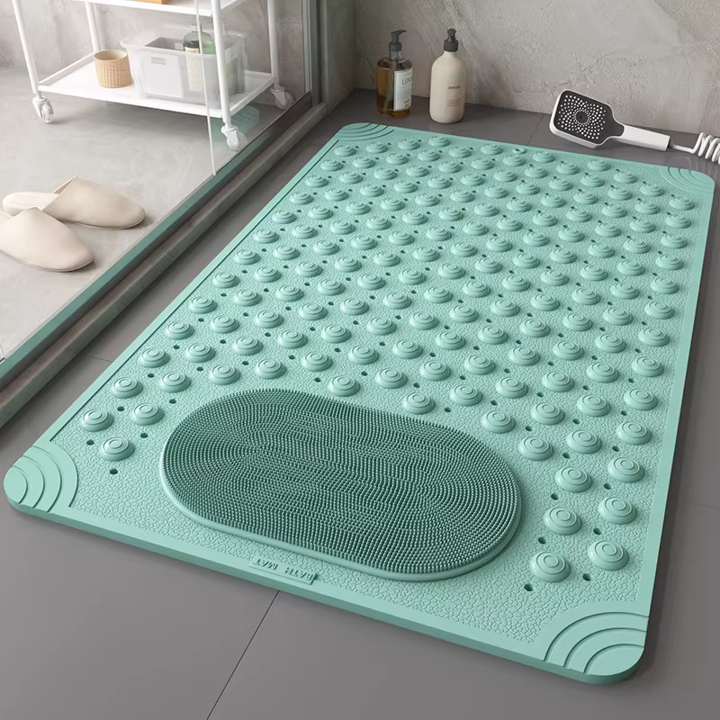 Non-slip massager for home use, dynamic doormat with brush, fall protection