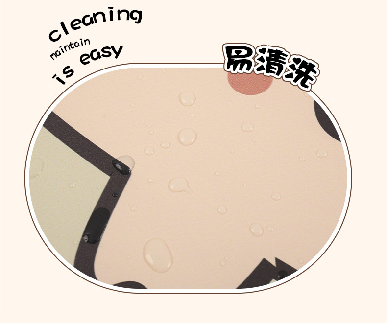 Car Seat Back Anti-Kick Pad Rear Universal Cartoon Kidsren's Stain-Resistant Car Rear Seat Protective Pad Protective Pad