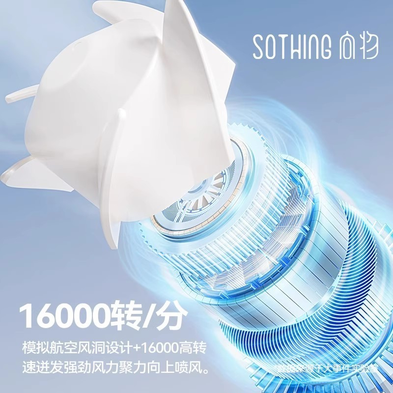 Xiangwu 高速首掛けファン - アイスキューブ レイジー ハンドヘルド充電式小型ミニ屋外冷却腰掛け小型ファン|undefined