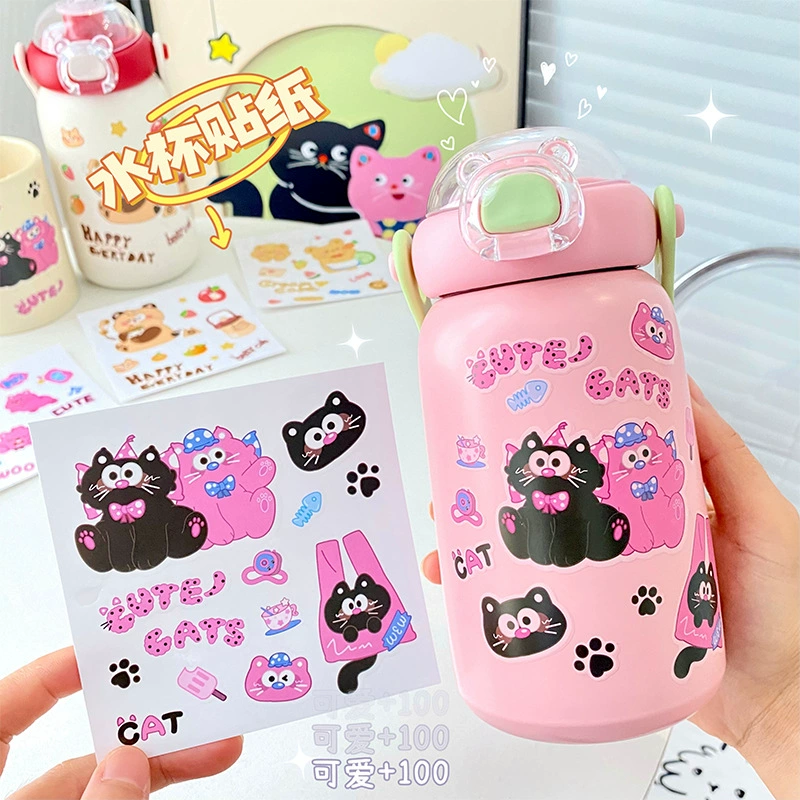 Летние наклейки на чашку большого живота Мультяшные наклейки на чашку с водой наклейки на руку наклейки на счет наклейки для домашних животных прозрачные водонепроницаемые наклейки на чашку с водой