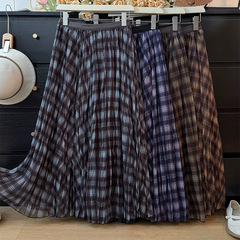 【Autumn New Arrival】在穿搭中加入一点态度#撞色格纹半身裙