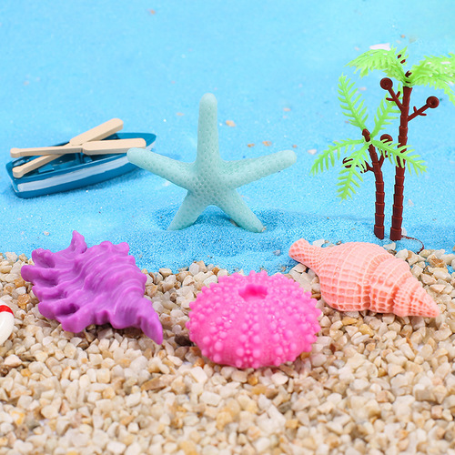 Resin Starfish Aquarium Ornament, Factory Direct Supply, Mediterranean Style Fish Tank Decor