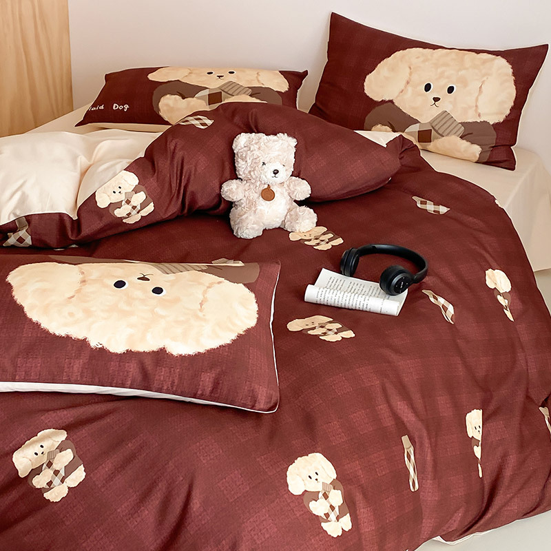 Demi-season cartoon cotton cute set