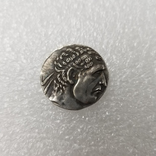 Antique Crafts Greek Coins Copper Plated Silver Old Silver Dollar Silver Round Wholesale # 457