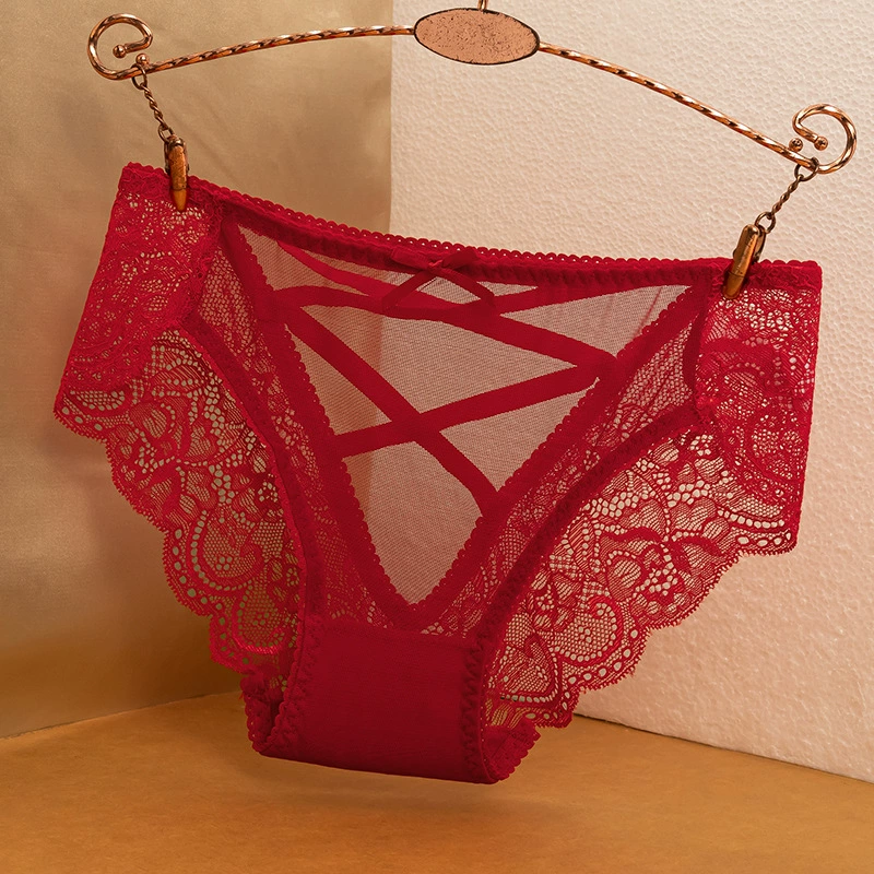 Стрейни lace сексуальные тонкие брюки с бантом, хлопковое нижнее белье, брюки, умеренная талия