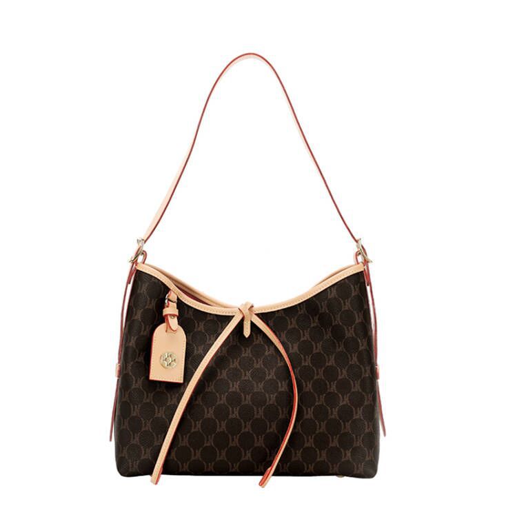 Vintage Women's Monogram Tote Bag - Large Capacity Shoulder Bag_voghion.com