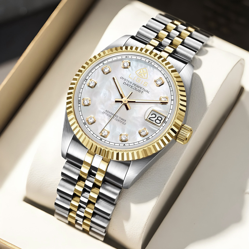 Shake Tone Fast Hand Fake Mechanical Log Watch Shell Surface Watch Men's Wristwatch Quartz Watch Luminous Waterproof