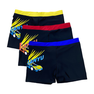 2024 New Boys' Swim Trunks for Older Children, Cute Printed Cartoon Shorts, Children's Baby Swim Trunks Wholesale
