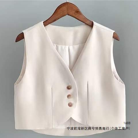 Chanel-style women's vest, new spring/autumn 2026 model, short vest, blazer, small jacket, fashionable outerwear, trendy Chanel-style women's vest, new spring/autumn 2026 model, short vest, blazer, small jacket, fashionable outerwear, trendy
