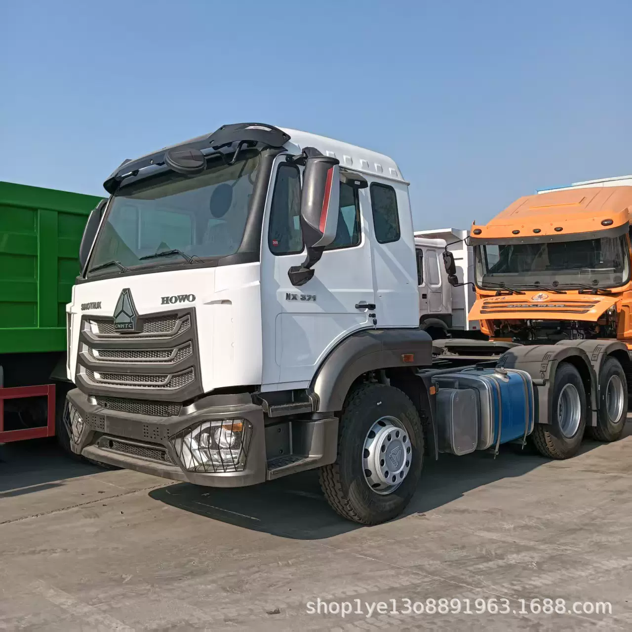 工厂出口豪沃半挂拖车头二手豪沃NX牵引车 371马力HOWO牵引车