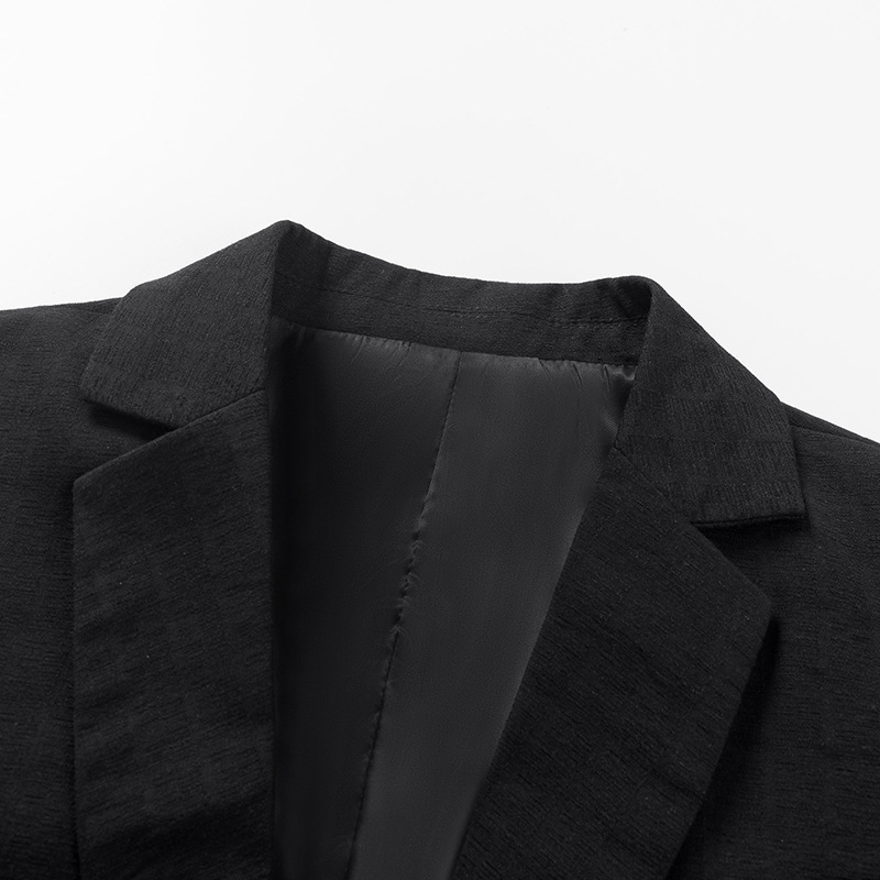 Traje para hombres 2025 primavera y otoño nuevo estilo de negocios de hombre sin quemar delgado y ligero chaqueta occidental de traje casual chaqueta