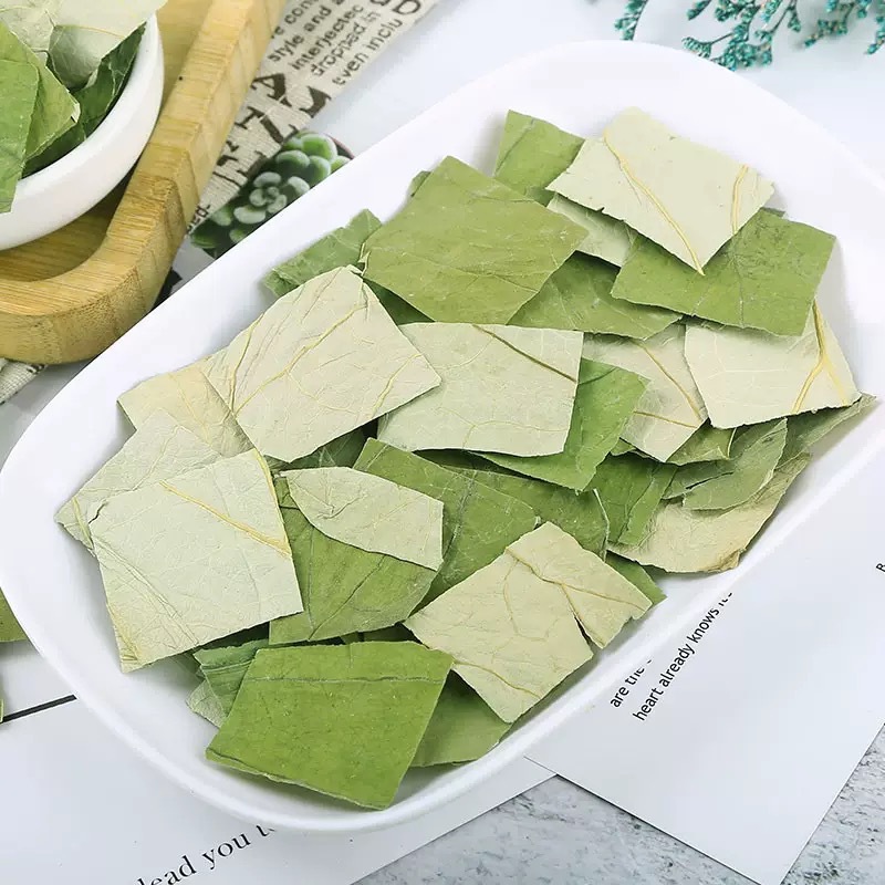 Lotus Leaf Tea He Ye 500g Dried Folium Nelumbinis Granules for Herbal Infusions overview