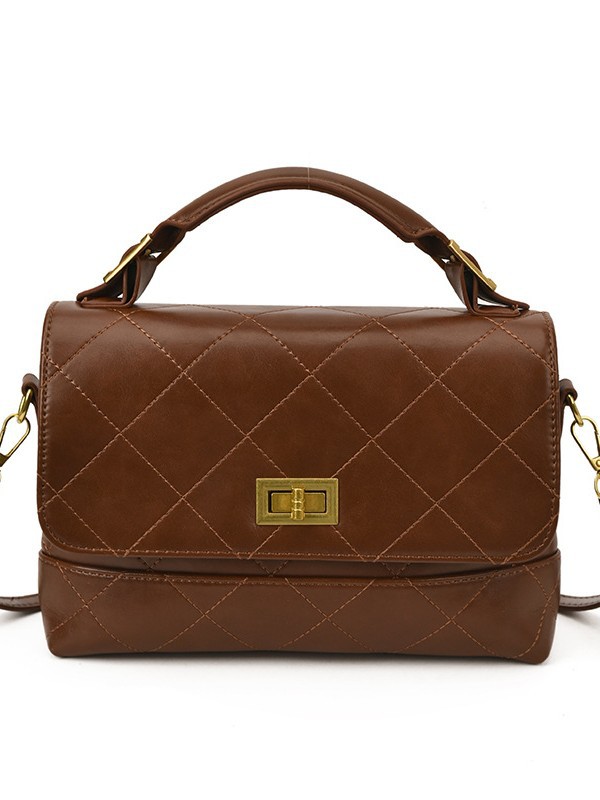 Bolso para mujeres 2025 nueva moda moda bolso portátil de cadena de diamante bolso cuadrado de mano alta humedad versátil bolso de mochila