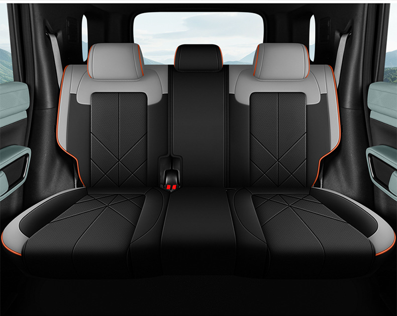 Equation Leopard 5 Car Seat Cushion, Special Car-Specific Full-Cover Seat Cover, Cute Seat Cover, Universal Leather Seat Cover for All Seasons