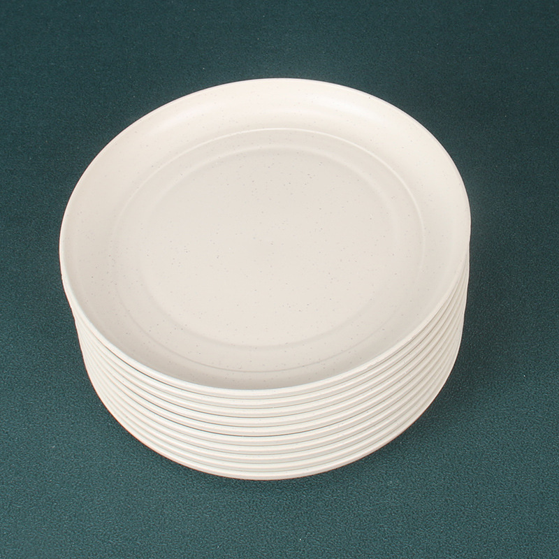 15cm plato de hueso 10 piezas paja de trigo pastel hogar plato de caramelo restaurante plato redondo fruta placa dumpling