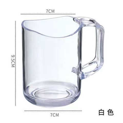 Creative Mouthwash Cup Japanese Style Transparent Plastic Tumbler_voghion.com
