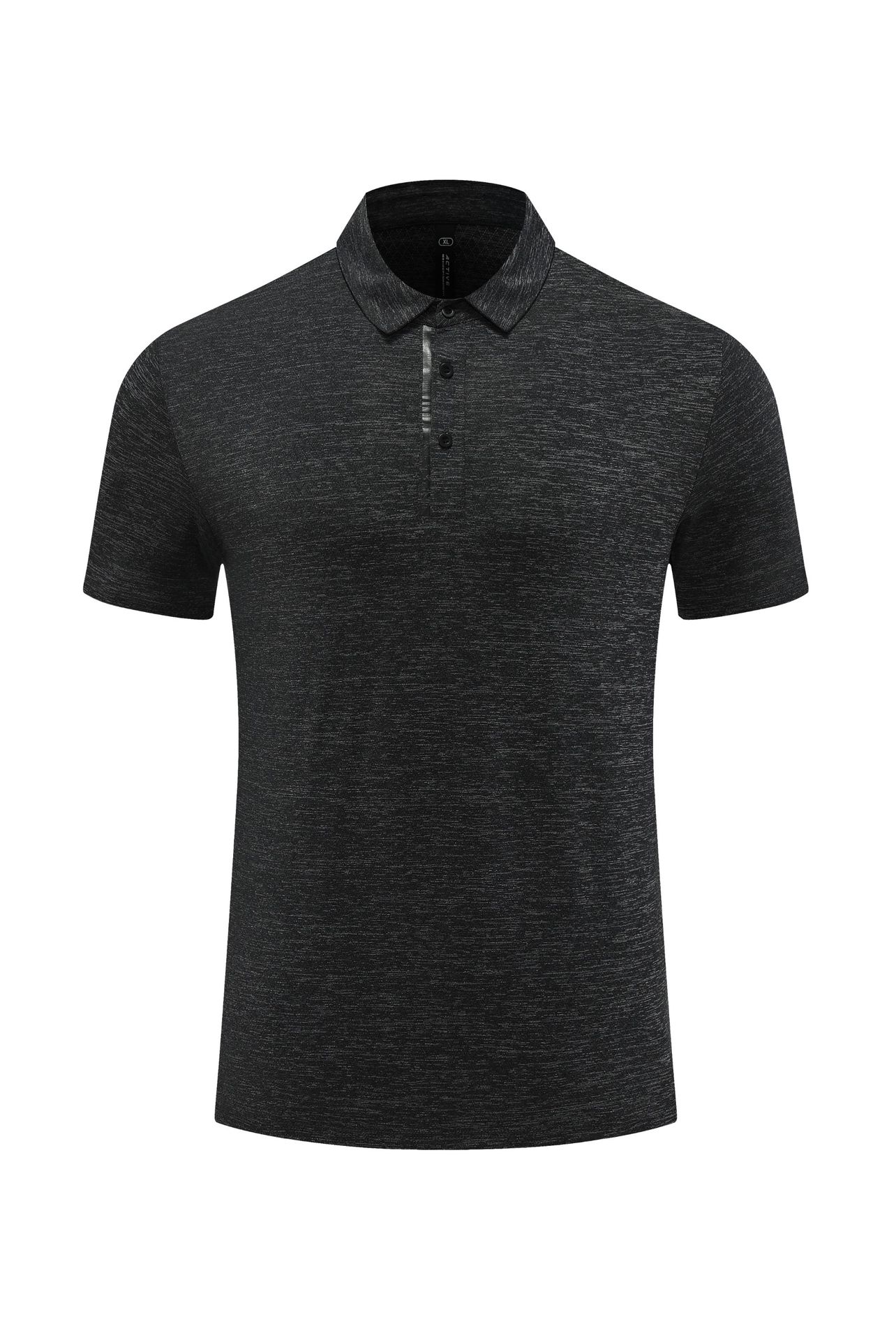 Polo de secado rápido transpirable sensible al hielo camisa de verano de los hombres de negocios de manga corta casual solapa superior de moda deportes ropa de fitness
