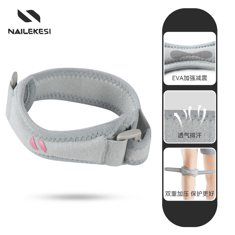 Venta al por mayor correa de la rodilla de compresión de los hombres amortiguador de los deportes rodillera rodilla cubierta protectora de la articulación correr saltar la cuerda equipo protector femenino