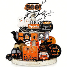 W 71311 Thanksgiving wooden ornament �ж���ľ�ưڼ��羳