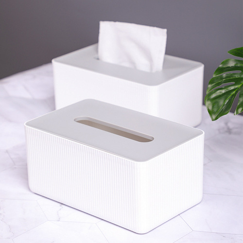 Nordic gray and white tissue box restaurant table storage paper towel office living room coffee table bathroom creative napkin box