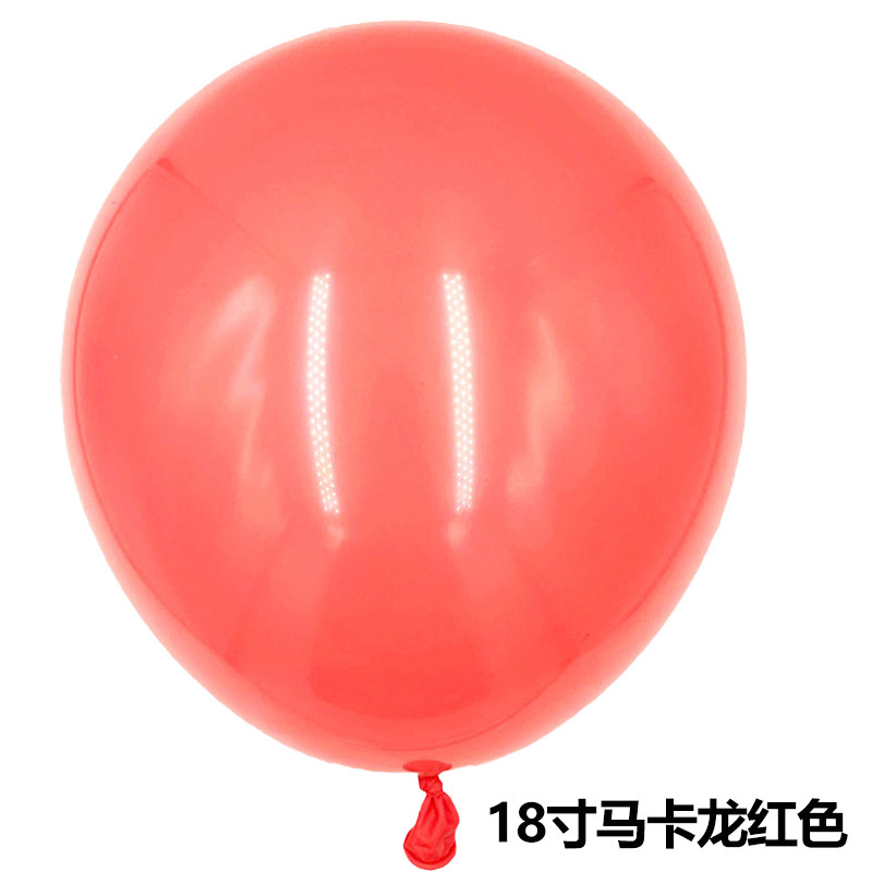 Globo de macarón al por mayor decoración escenario de diseño de confesión de boda espesa 18 pulgadas globo de látex