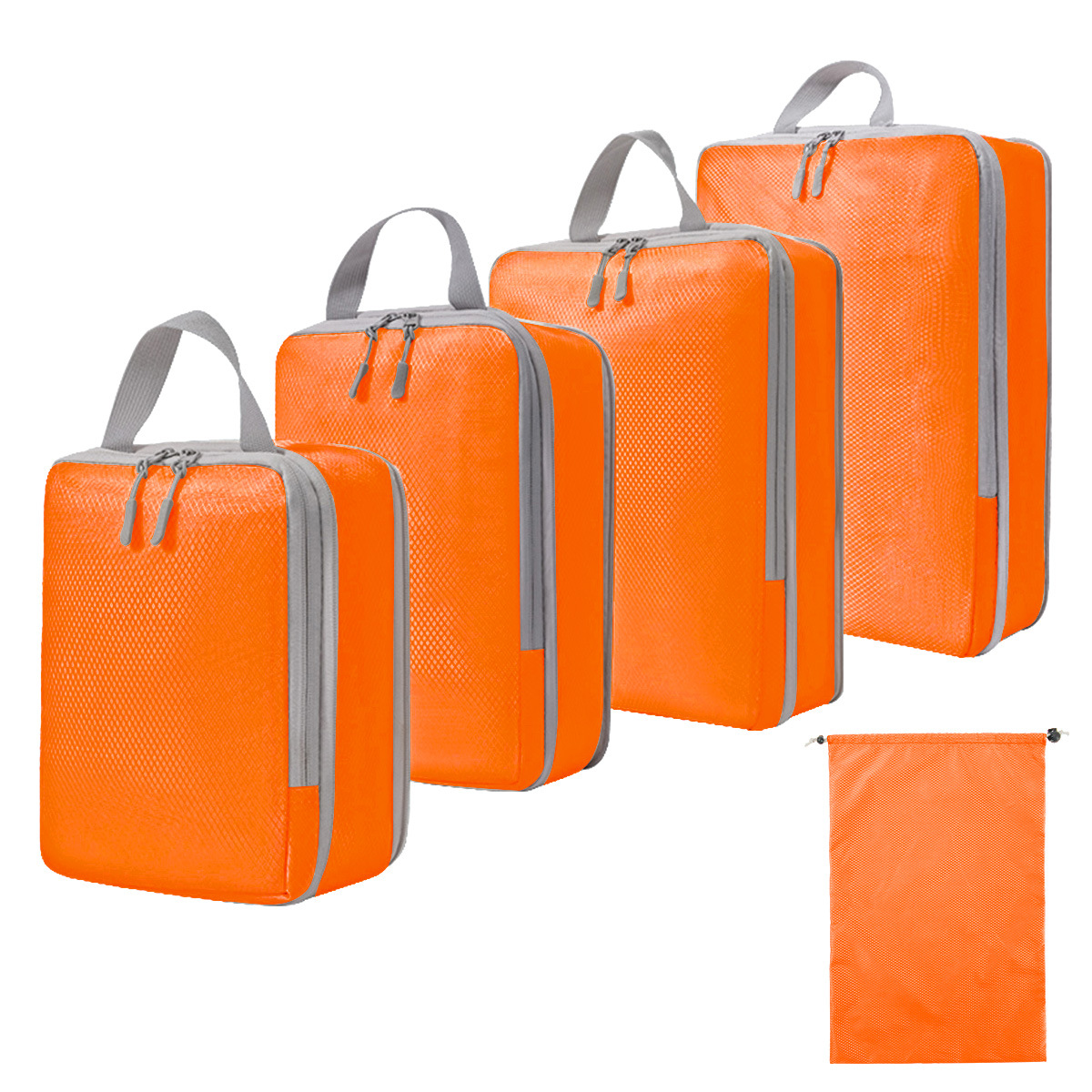 5 피스 압축 하네스 (오렌지)