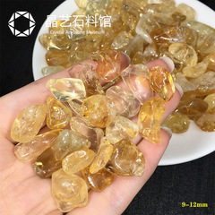 天然ブラジル黄水晶砂利原石小粒拡香石消磁浄化装飾黄水晶砂利卸売り