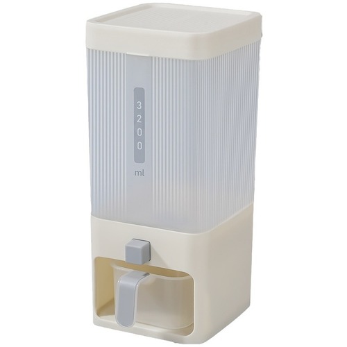 Grid rice bucket household moisture-proof and insect-proof storage classification grain cans measuring multi-functional rice storage box