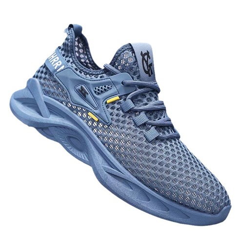 Summer Mesh Men's Athletic Shoes, Lightweight, Breathable, Low-Top Casual Shoes, Water-Resistant