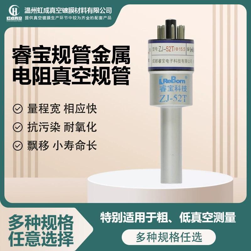 Готовый запас производителя Chengdu Ruibao вакуумметр ZJ-52T прибор для измерения низкого вакуума вакуумметр с металлическим сопротивлением