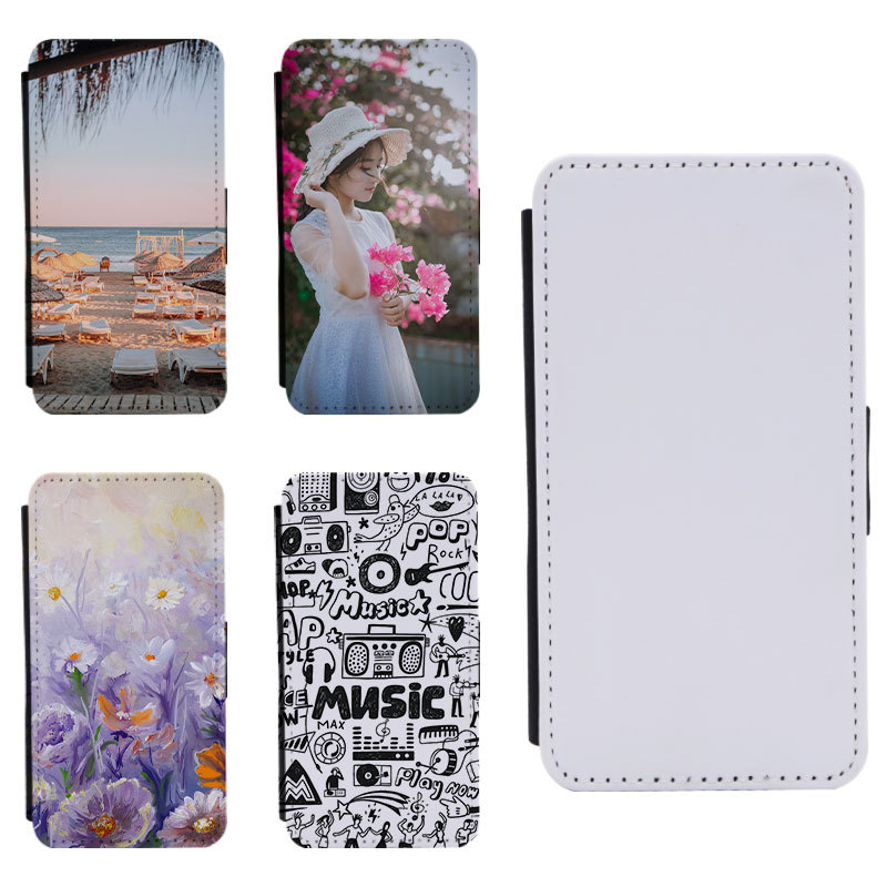 Geeignet für iPhone 13 Transferdruck Leder Wärmesublimation Telefon Schutzhülle, blank DIY_voghion.com