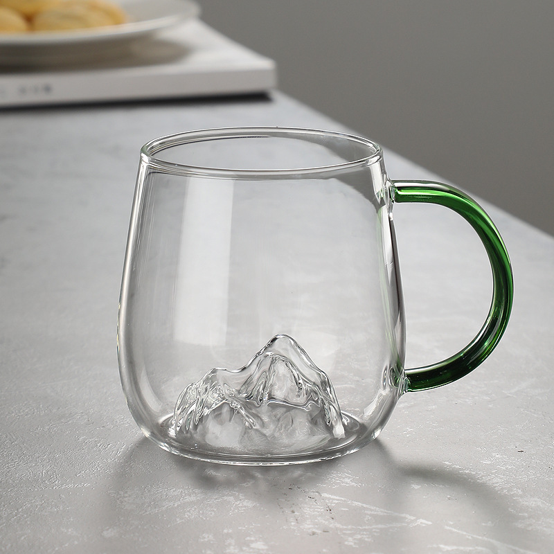 Resistente a altas temperaturas oficina en el hogar vista montaña taza de hongos colorido nicho de diseño de alta calidad taza de café de leche taza de agua